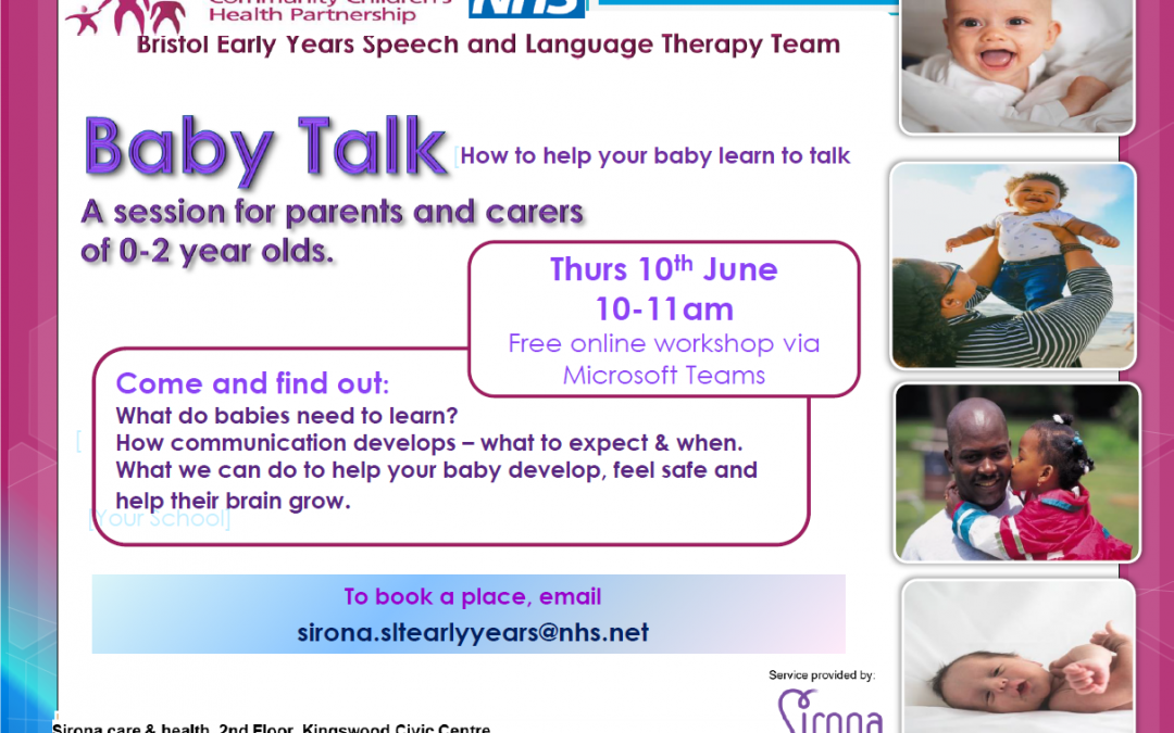 Helping babies talk – free session for parents