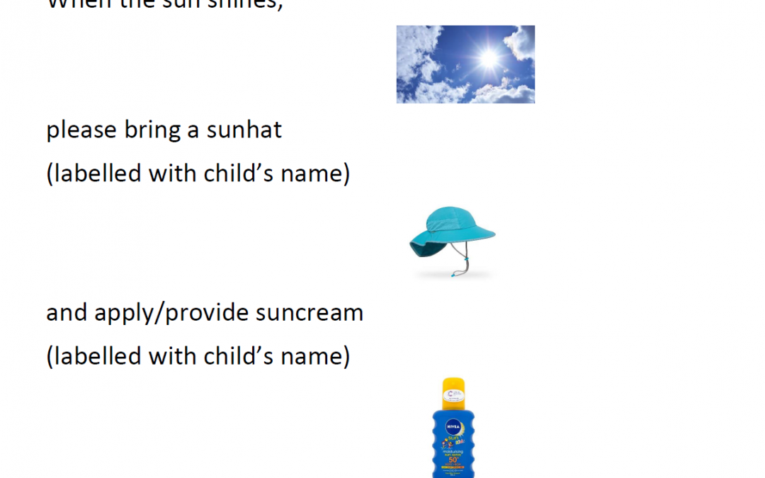 when the sun shines …