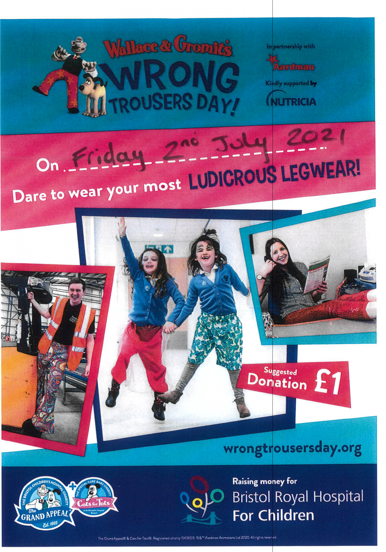 Wrong Trousers Day Friday 2 July