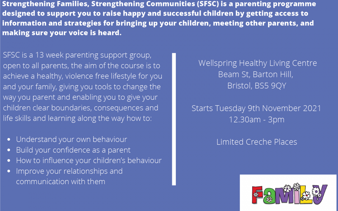 Strengthening families parenting programme