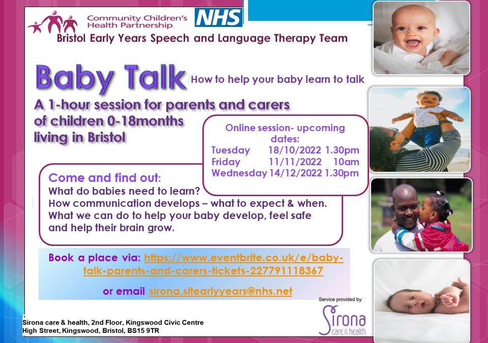 Baby talk parent workshop