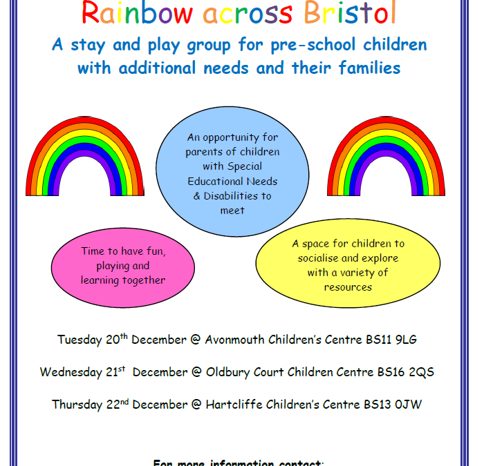 Stay & Play for pre-school children with additional needs