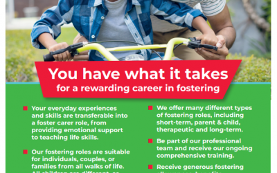 Foster carers urgently needed